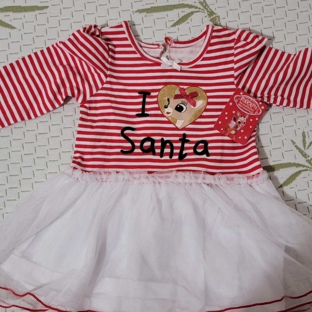 NWT Rudolph the Red Nosed Reindeer Christmas Outfit. Size 12 months! - Picture 10 of 10